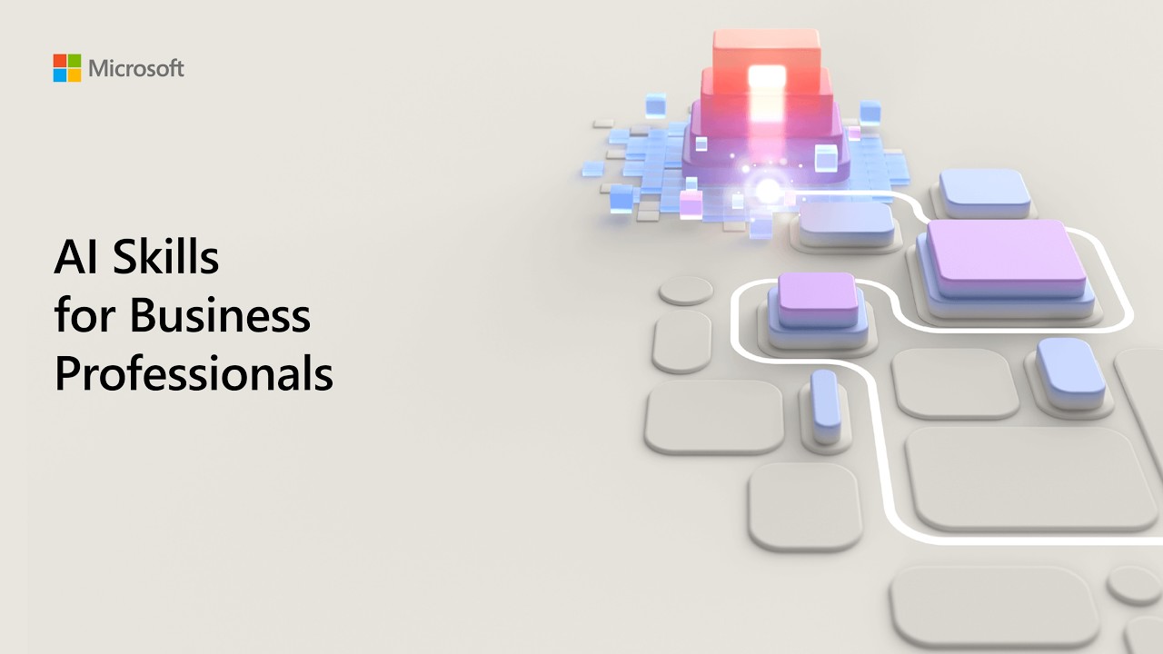 หลักสูตรทักษะด้านเอไอ(AI)สำหรับพนักงานในองค์กรธุรกิจ| AI Skills for Business Professionals MICROSOFT010