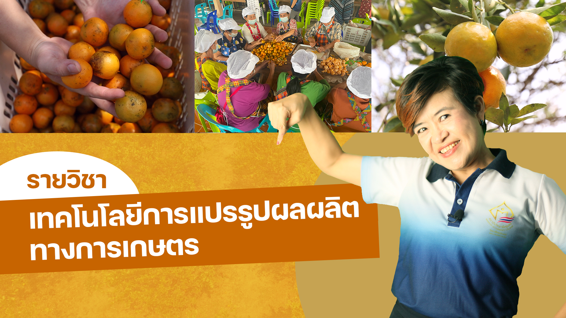 เทคโนโลยีการแปรรูปผลผลิตทางการเกษตร | Processing Technology for Agricultural Products PHRCC002